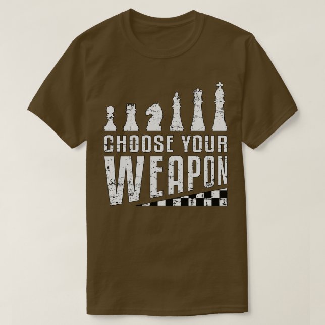 T-shirt Chess Player Lover Chessboard  (Design devant)