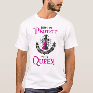 T-shirt Chess Queen Chess Board Checkmate Board Drôle cade