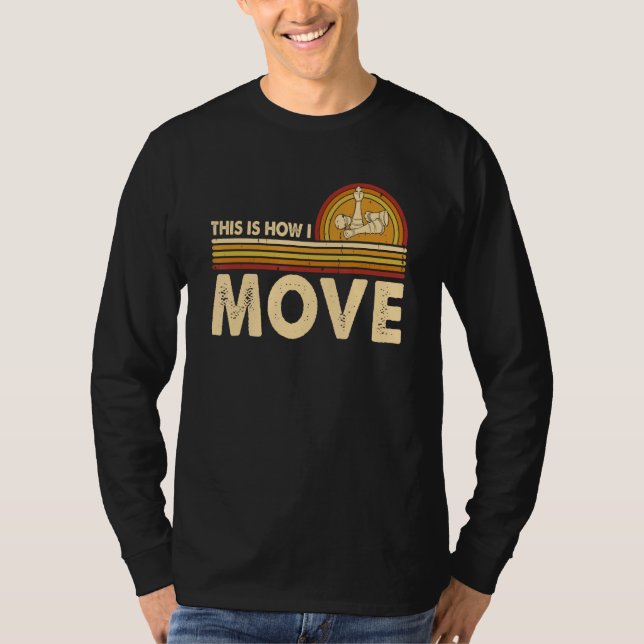 T-shirt Chess This is how I move Chess Player Pun Quote (Devant)