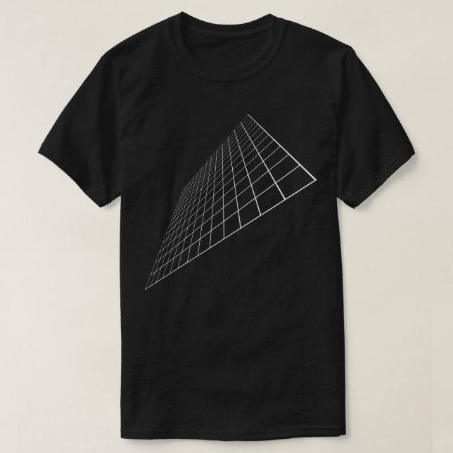 T-shirt Chessboard 3d filaire (Design devant)