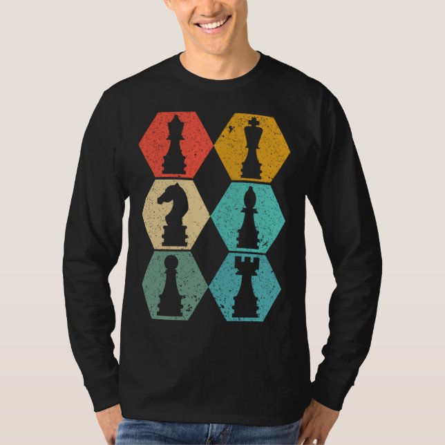 T-shirt Chessmen Chess Figure Pawn Player (Devant)
