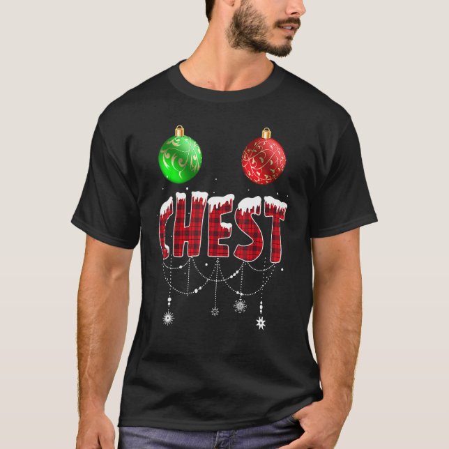 T-shirt Chest Nuts Christmas   Matching Couple Chestnuts 4 (Devant)