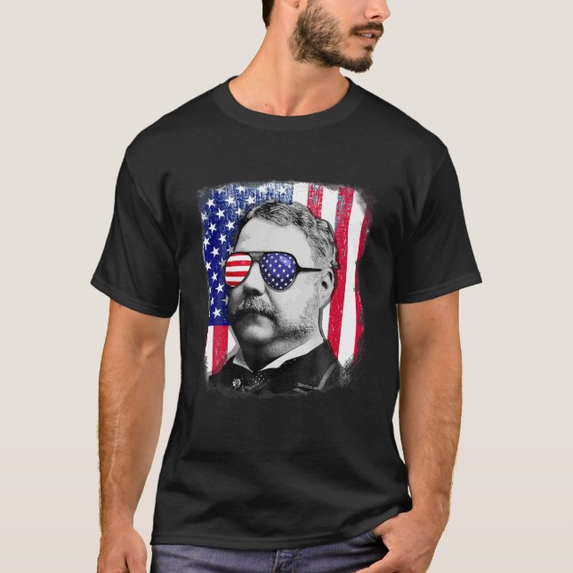 T-shirt Chester A Arthur 4 juillet (Devant)