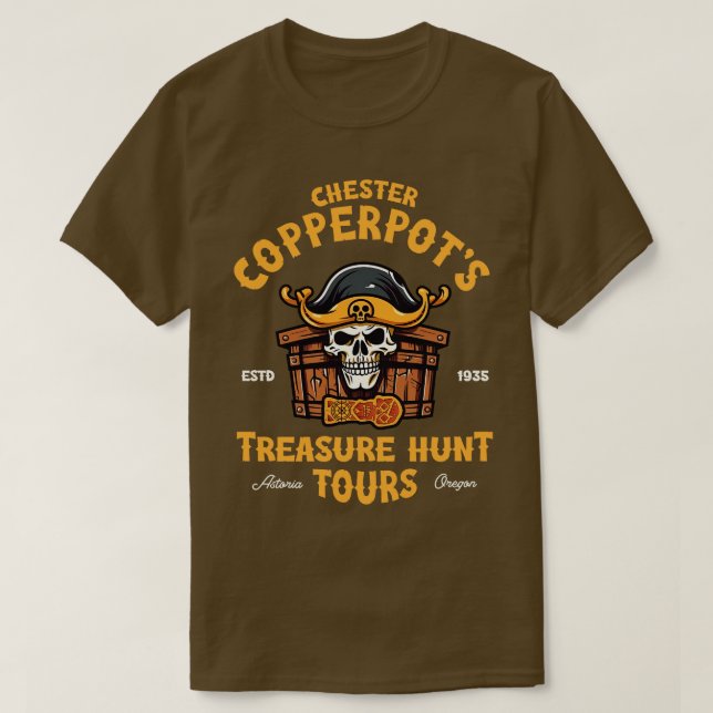 T-shirt Chester Copperpots Treasure Hunt Tours 1 (Design devant)