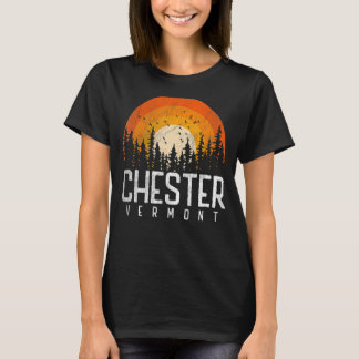 T-shirt Chester Vermont V Vintage les années 70 80s 90s