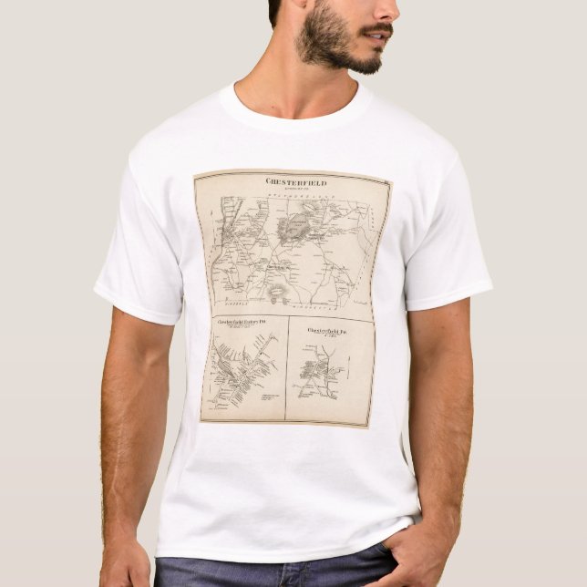 T-shirt Chesterfield, Cheshire Co (Devant)