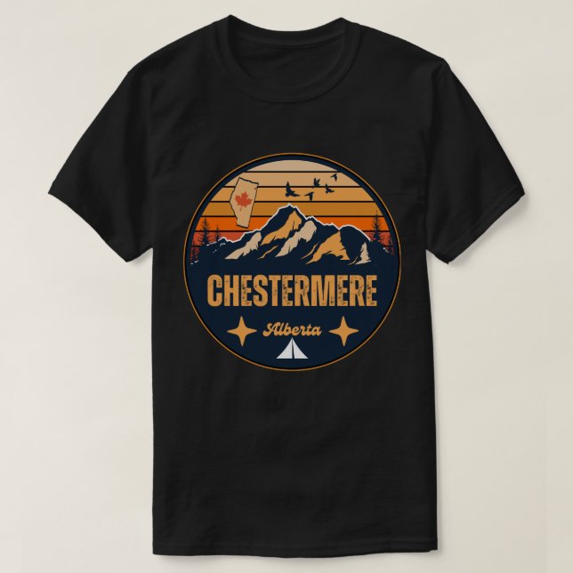T-shirt Chestermere, Alberta (Design devant)