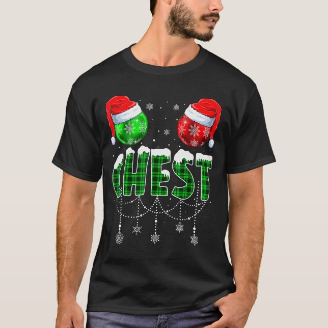 T-shirt Chestnuts Matching Family Funny Chest Nuts Christm (Devant)
