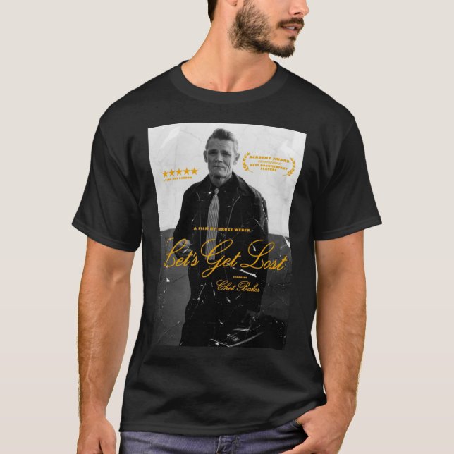 T-shirt Chet Baker, Let&x27 ; s Get Lost (portra documenta (Devant)