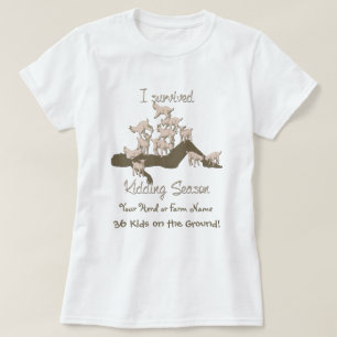 T-shirt CHÈTES   J'ai survécu à la saison de l'enlèvement 