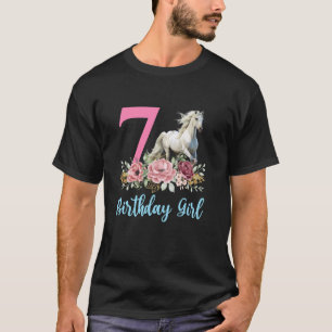 T-shirt Cheval 7ème anniversaire 7 ans sept enfin 7 Annive