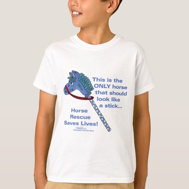 T-shirt Cheval à bâche (Devant)
