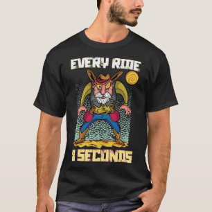 T-shirt Cheval À Chaque Course 8 Secondes Boucle Bronco Ho