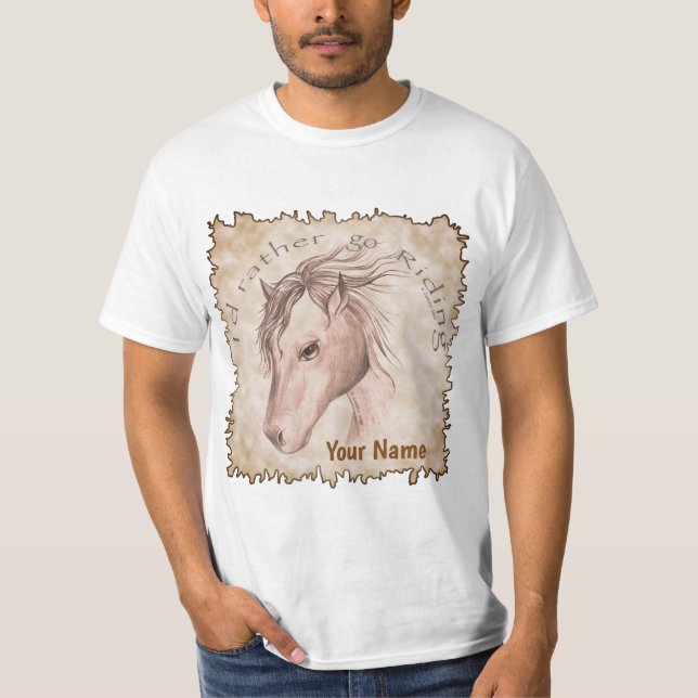 T-shirt Cheval à Monter (Devant)