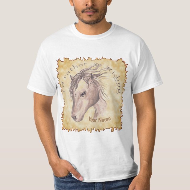T-shirt Cheval à monter (Devant)
