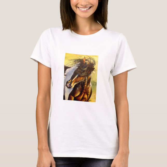 T-shirt Cheval aiguisé (Devant)