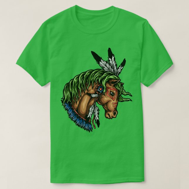 T-shirt Cheval amérindien 1 (Design devant)