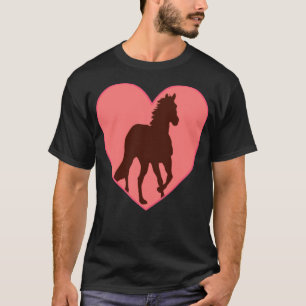 T-shirt Cheval amour drôle rodéo