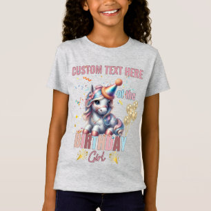 T-Shirt Cheval Anniversaire Fille Equestre Famille Corresp