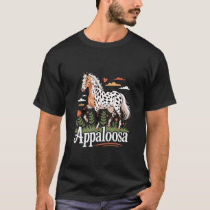 T-shirt Cheval Appaloosa Élégant Art Équin Appaloosa