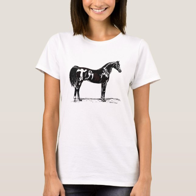 T-shirt cheval arabe (Devant)