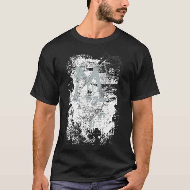 T-shirt Cheval arabe andalou (Devant)