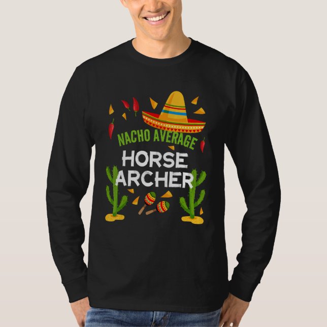 T-shirt Cheval Archer Nacho Moyen Cinco De Mayo (Devant)