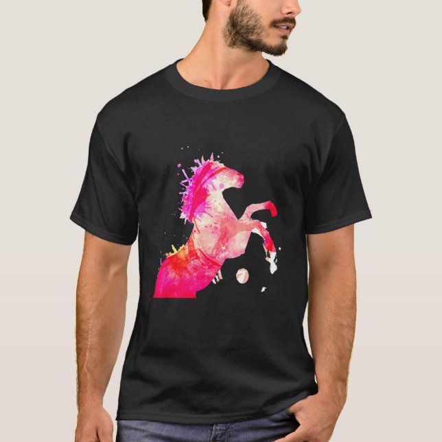 T-shirt Cheval Art équestre (Devant)