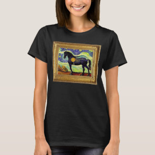 T-shirt Cheval Art post-impressionniste Artiste Peinture P