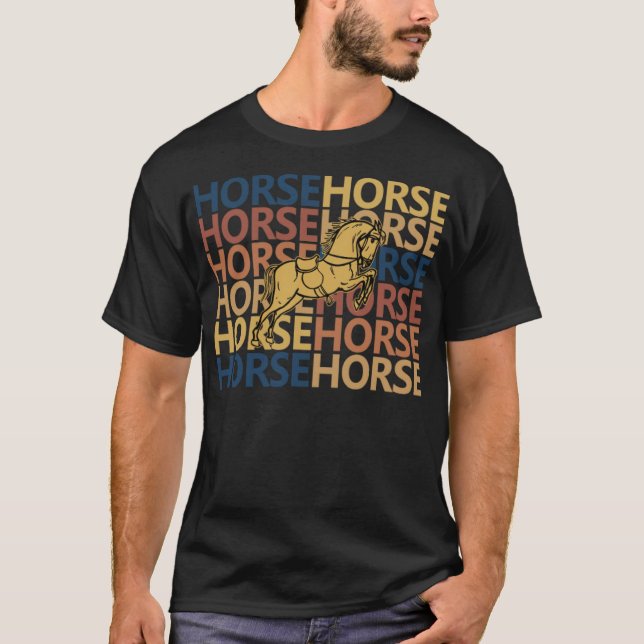 T-shirt cheval artsy (Devant)
