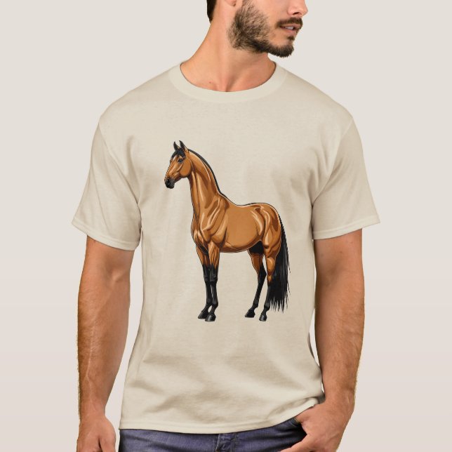 T-shirt Cheval audacieux (Devant)