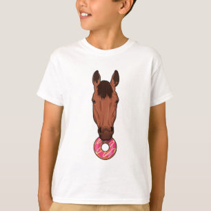 T-shirt Cheval avec beigne