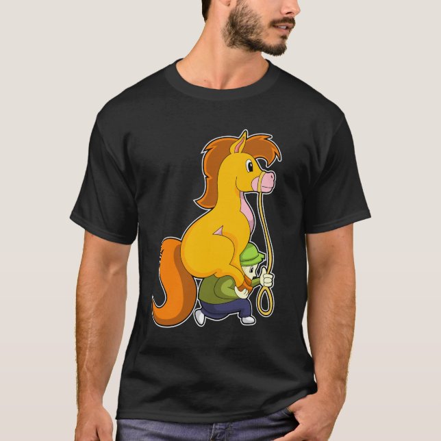 T-shirt Cheval avec Boy.PNG (Devant)