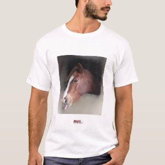 T-shirt Cheval avec l'attitude