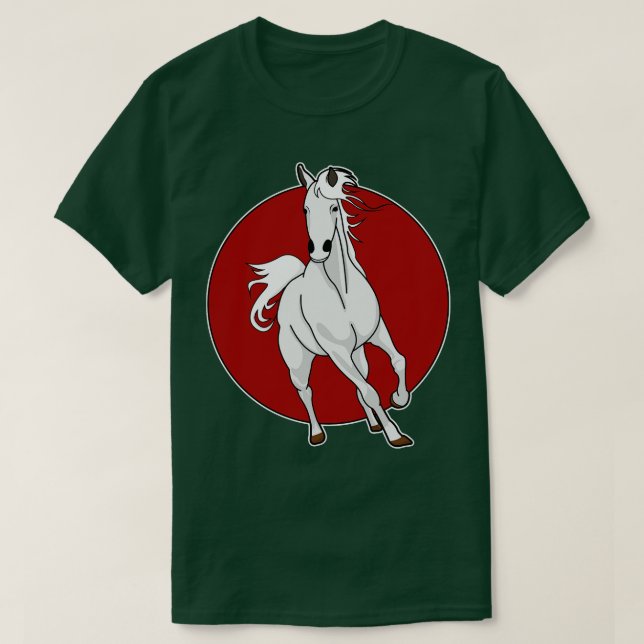T-shirt Cheval blanc (Design devant)