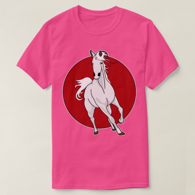 T-shirt Cheval blanc (Design devant)