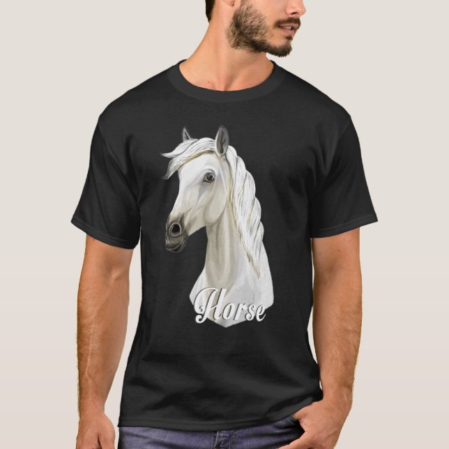 T-shirt Cheval blanc 2 (Devant)