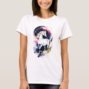 T-shirt Cheval blanc cosmique