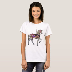 T-shirt Cheval blanc de carrousel