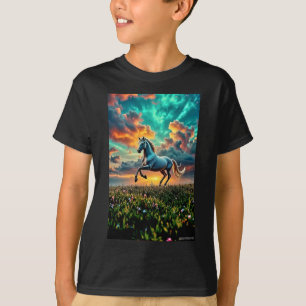 T-shirt Cheval blanc sauvage