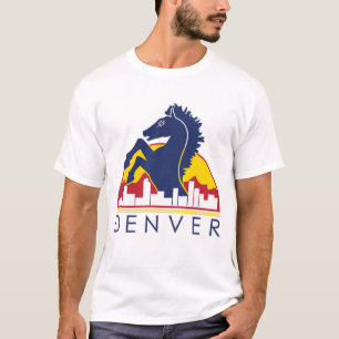 T-shirt Cheval bleu Denver