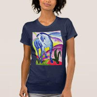 Cheval bleu I par Marc Franz