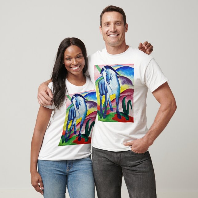 T-shirt Cheval bleu, tableau de Franz Marc (Unisexe)
