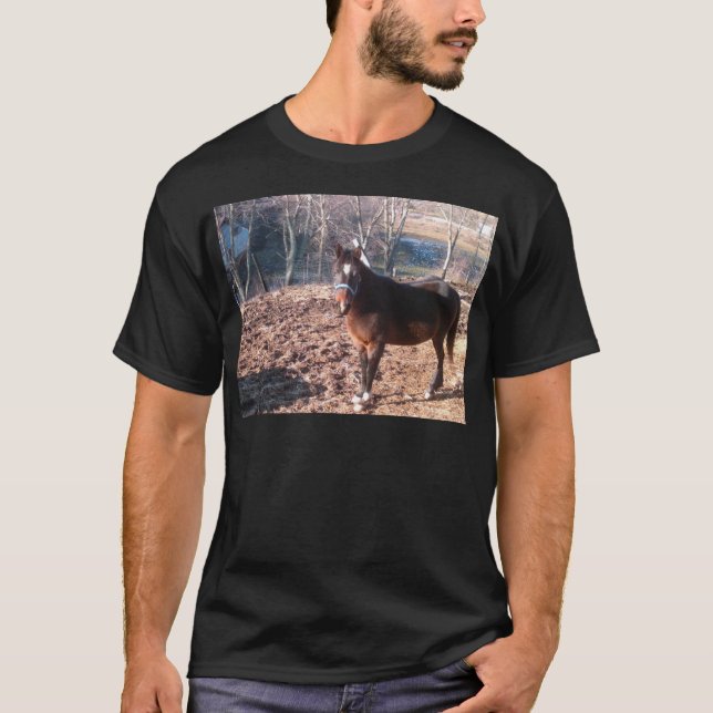 T-shirt Cheval Brown (Devant)