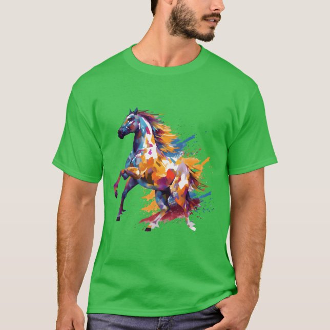 T-shirt Cheval canadien Horse fille (Devant)