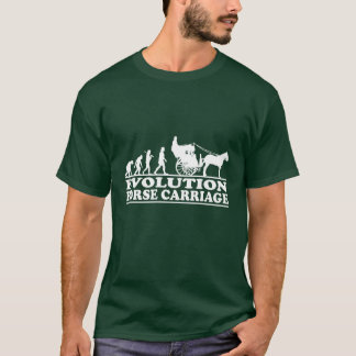 T-shirt Cheval Carriage Conduite Évolution Cadeau Idée drô