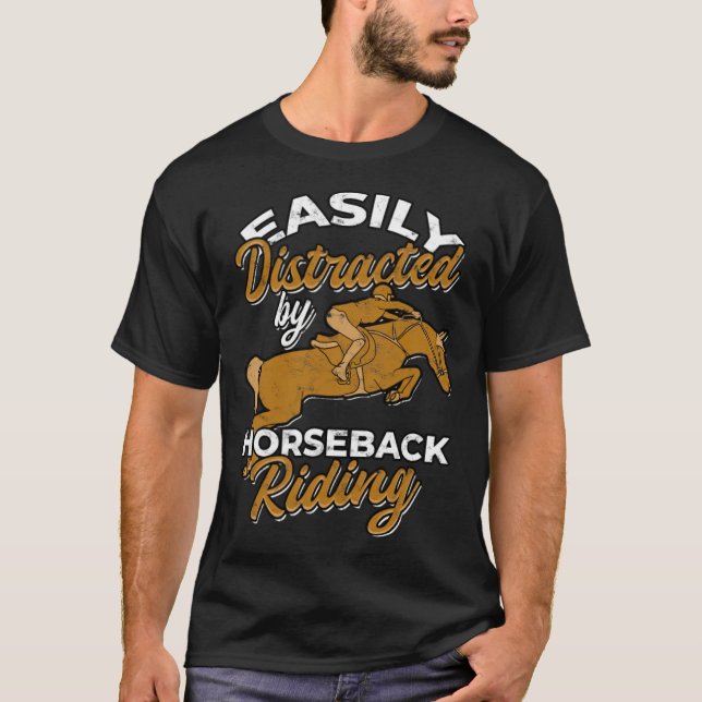 T-shirt cheval cavalier équitation équitation équitation (Devant)