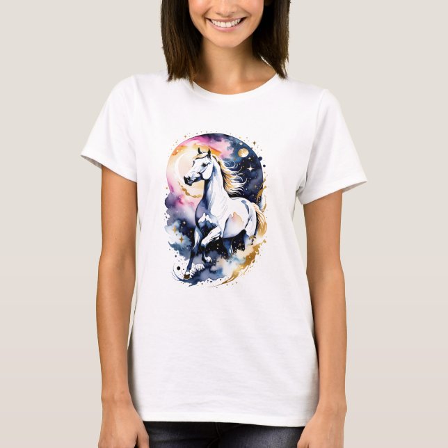 T-shirt Cheval céleste (Devant)