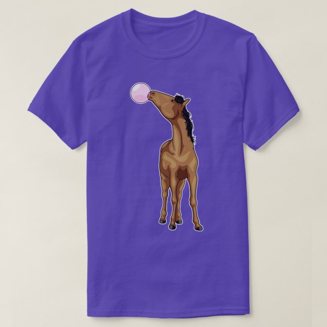 T-shirt Cheval Cheval Gomme (Design devant)