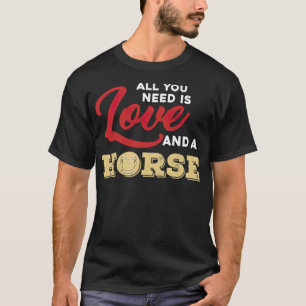 T-shirt Cheval Cheval Lover Cadeau sport pays